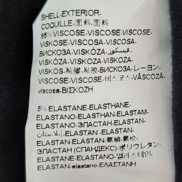DESIGUAL \ Pleated Pull-On Elastic Waist Soft Knee Length Skirt Floral Black M - Picture 15 of 15